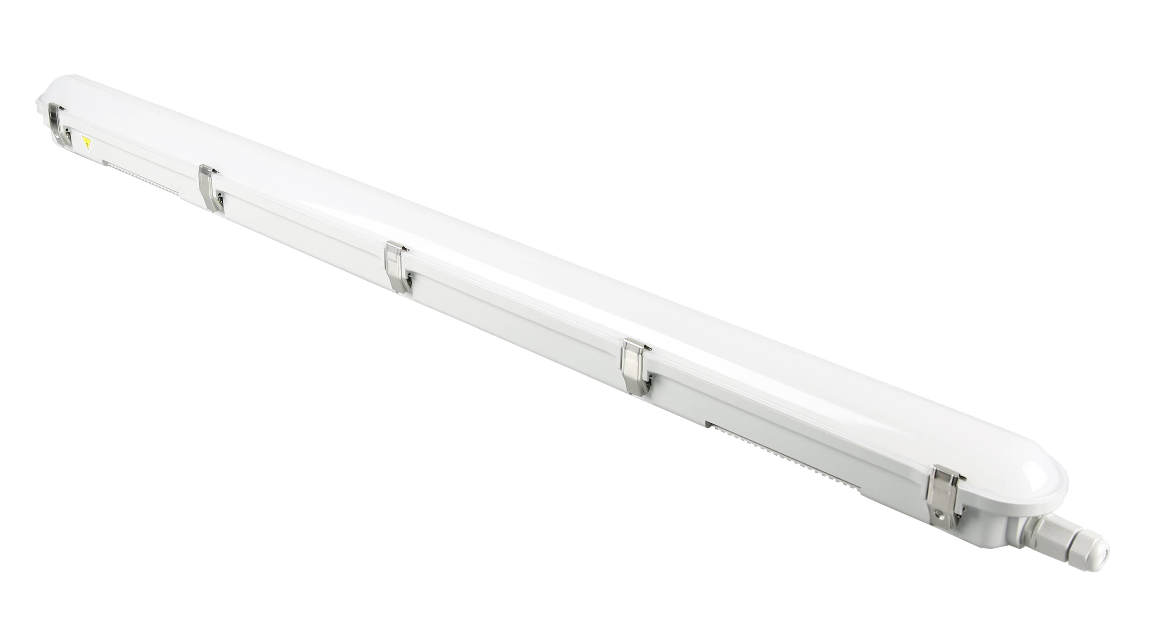 Mlight 81-1355 LED-Feuchtraumleuchte LED 18W Kaltweiß Lichtgrau, Opal