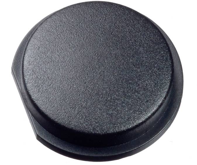 MEC 10U09 10U Series Abdeckkappe rund Schwarz