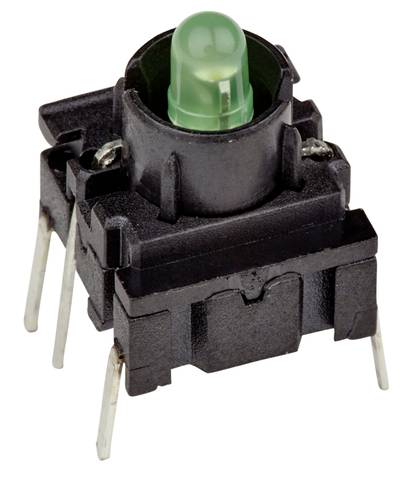 MEC 3FTH920 Multi3F Series Schalter 24 V 50 mA tastend Grün (L x B x H) 10 x 10 x 10.40 mm IP67