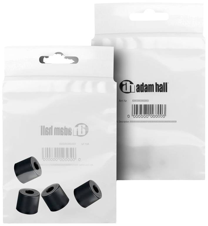 Adam Hall 4913 M4 AH Gummifuß-Set 4 St.