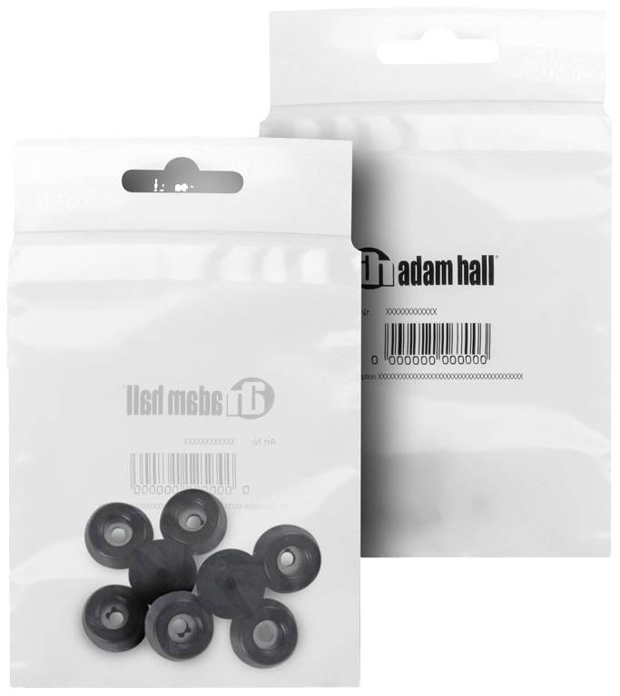 Adam Hall 4903 M8 AH Gummifuß-Set 8 St.