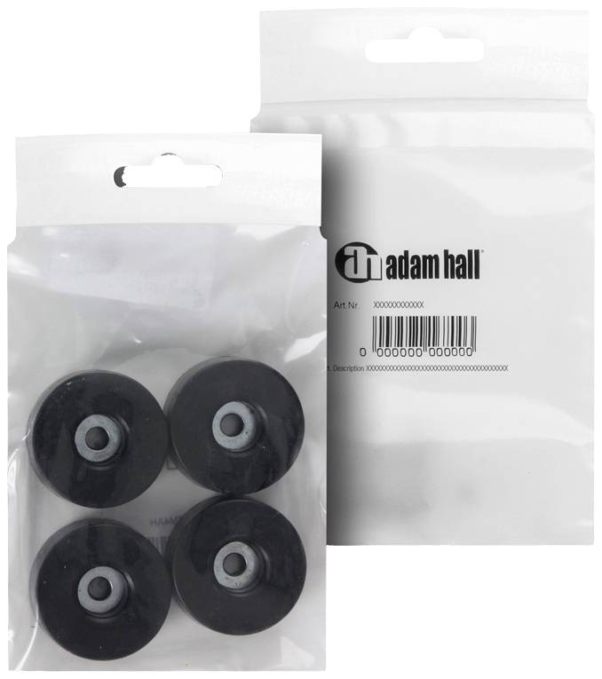 Adam Hall 4907 M4AH Gummifuß-Set 4St.