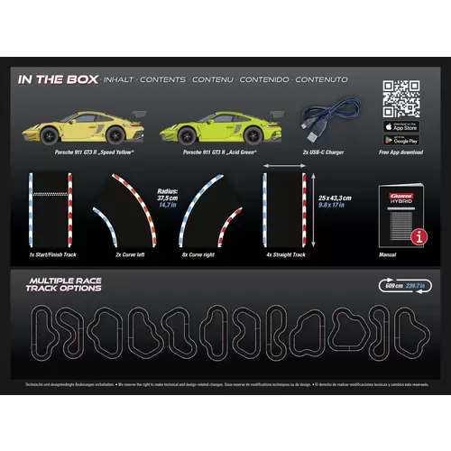 Carrera Hybrid 50050001 Hybrid Green Hell Start-Set Carrera Hybrid 50050001 Hybrid Green Hell Start-Set