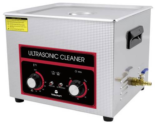 TOOLCRAFT USC-1500 Ultraschallreiniger Bürobedarf, Schmuck, Werkstatt 360 W 15 l mit Heizung, mit R