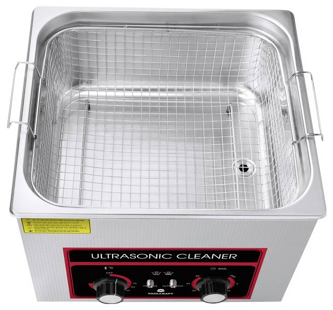 TOOLCRAFT USC-1500 Ultraschallreiniger Bürobedarf, Schmuck, Werkstatt 360W 15l mit Heizung, mit Reinigungskorb