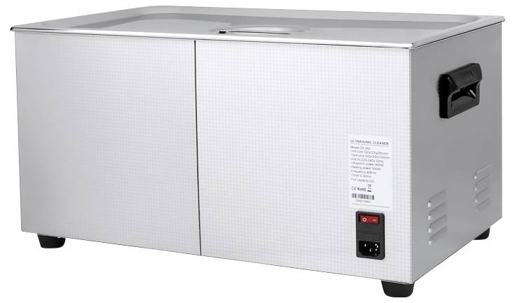 TOOLCRAFT USC-2200 Ultraschallreiniger Bürobedarf, Schmuck, Werkstatt 480W 22l mit Heizung, mit Reinigungskorb