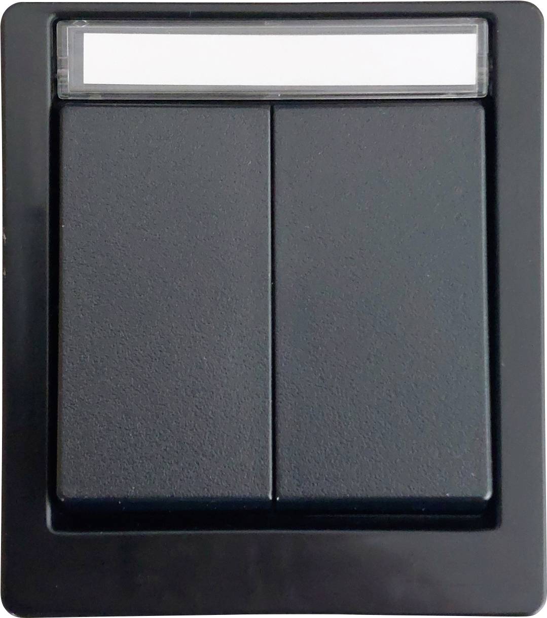 N & L 27612 Serienschalter Komplett Aufputz Schwarz 1 St.