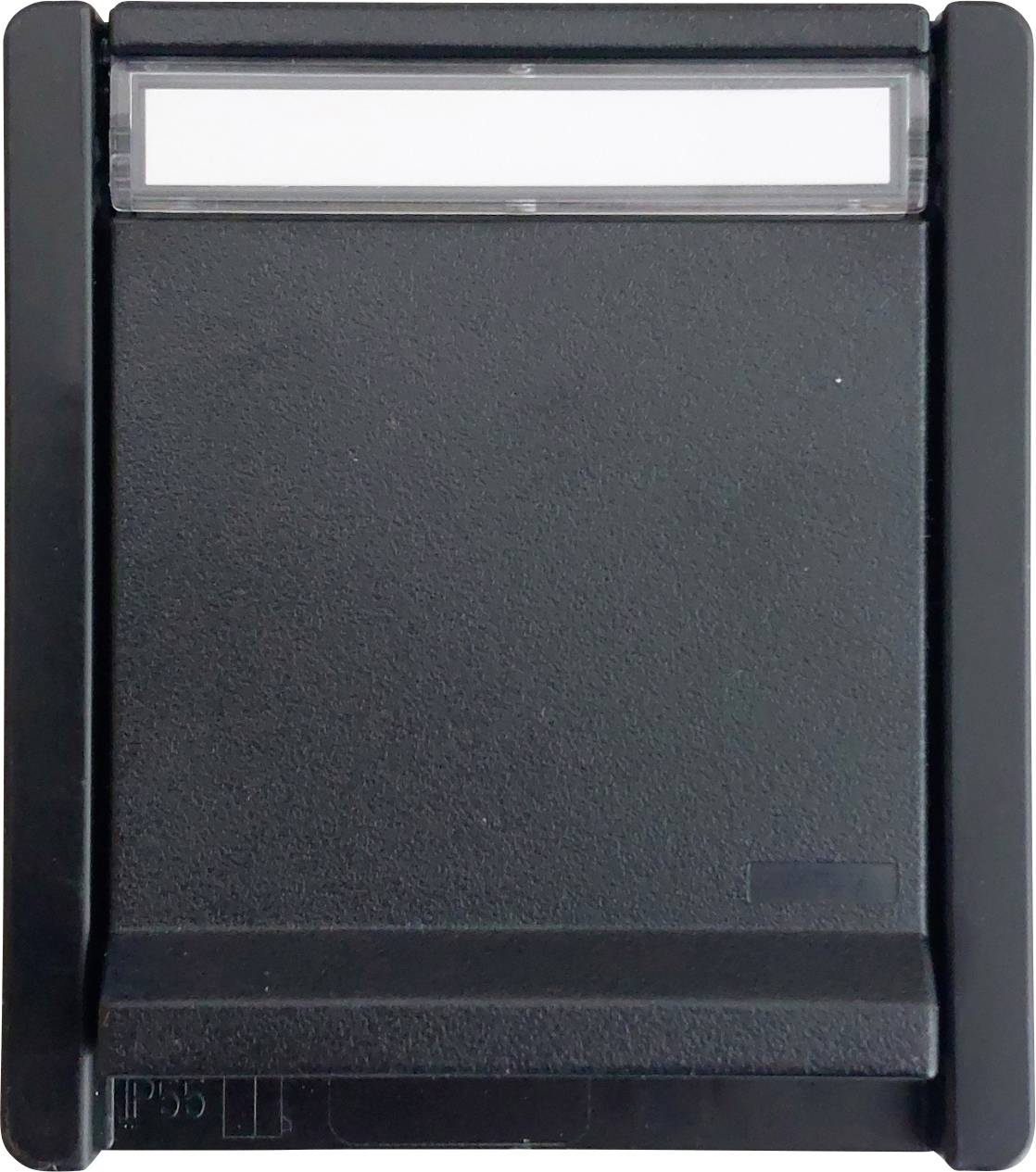 N & L 27651 Steckdose mit Klappdeckel Komplett Aufputz Schwarz 1 St.