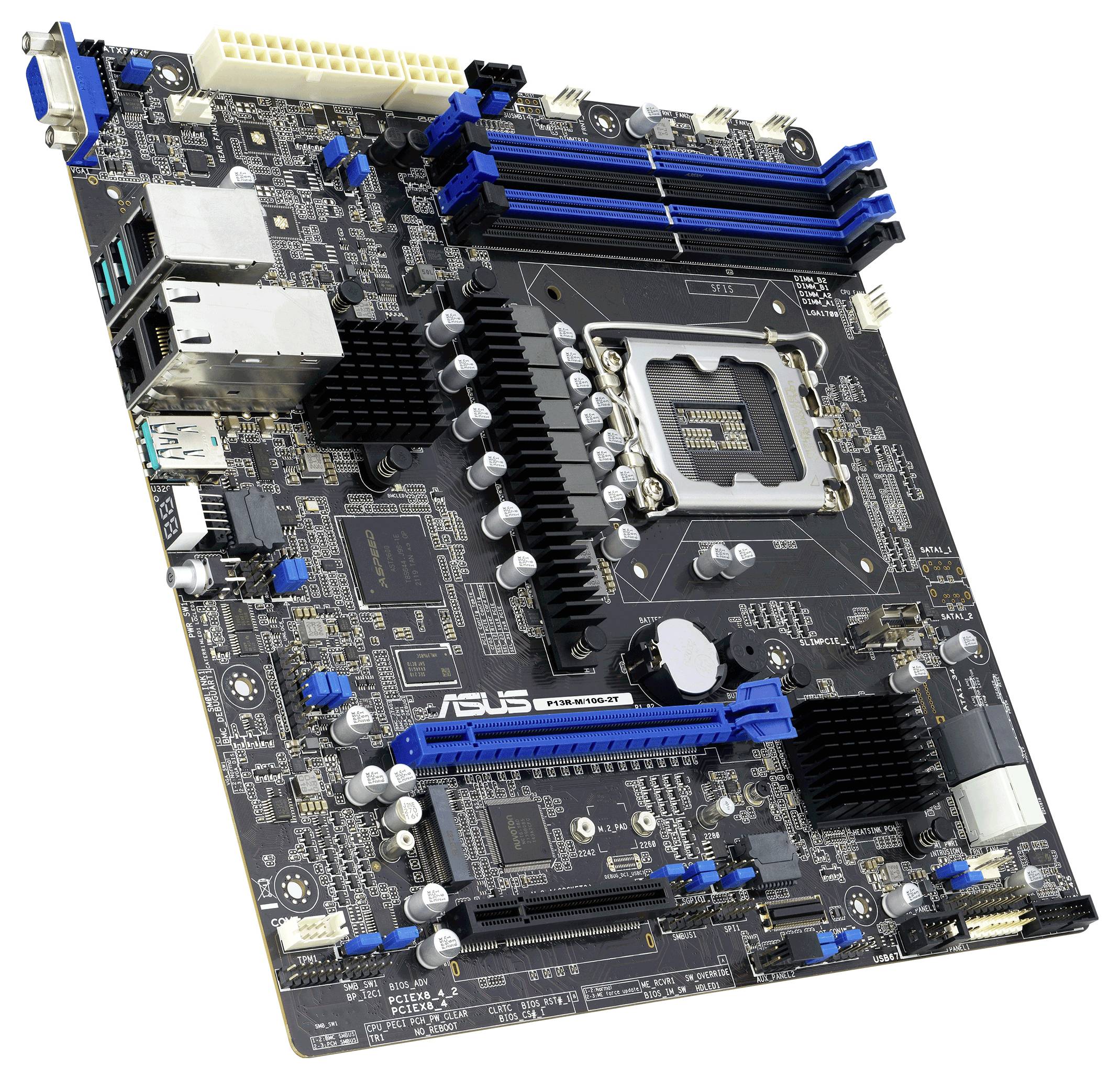 Asus P13R-M/10G-2T Mainboard Sockel (PC) Intel® LGA 1700 Formfaktor (Details) Micro-ATX