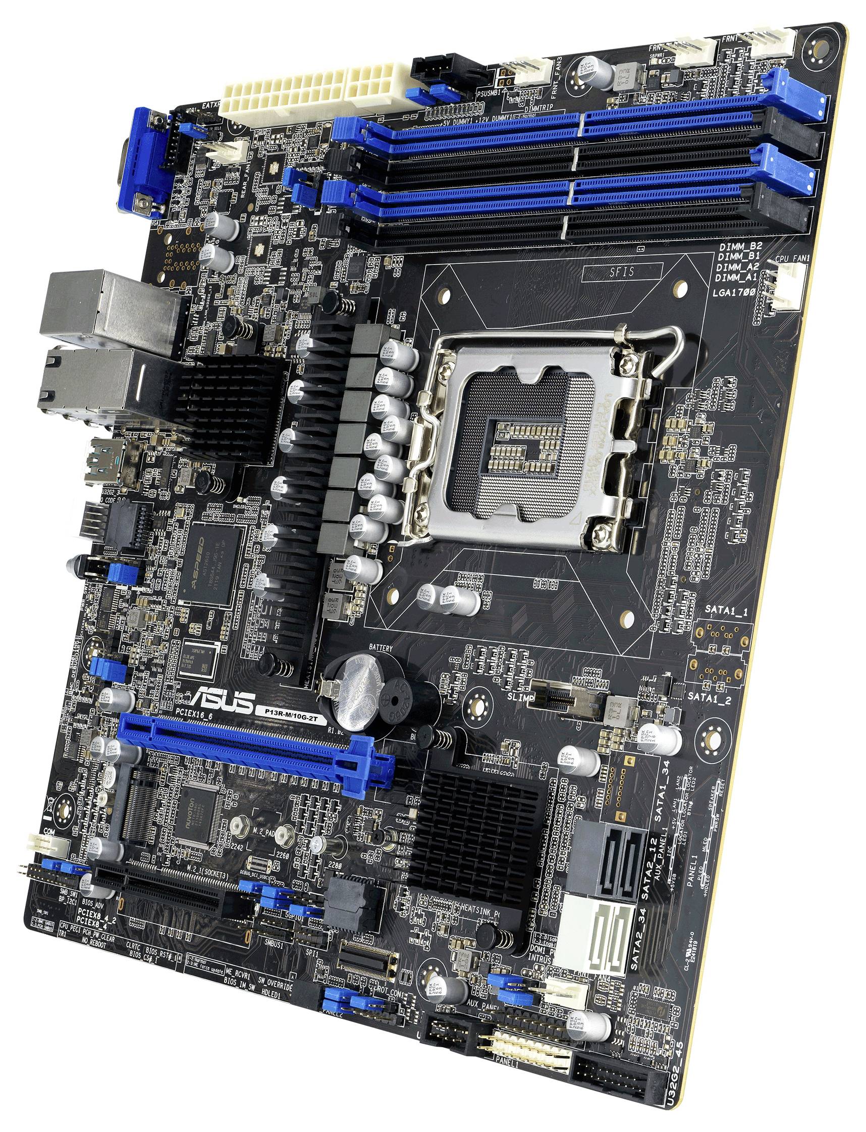 Asus P13R-M/10G-2T Mainboard Sockel (PC) Intel® LGA 1700 Formfaktor (Details) Micro-ATX