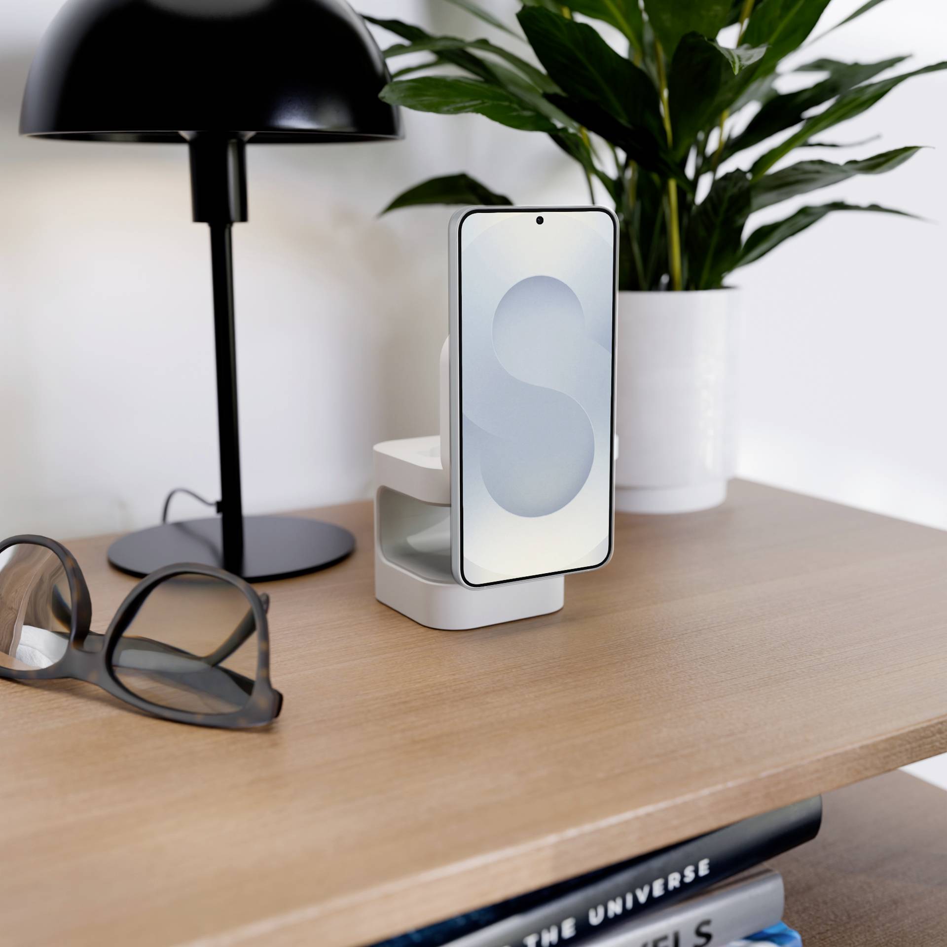 HYPER Induktions-Ladegerät HyperJuice HJ3320WHGL Weiß