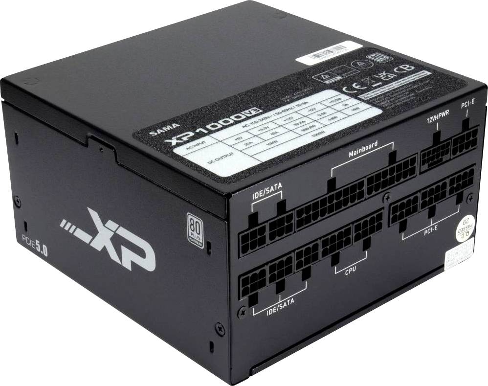 Inter-Tech SAMA XPH-1000A Netzteil / Stromversorgung 1000W ATX 80PLUS® Platinum