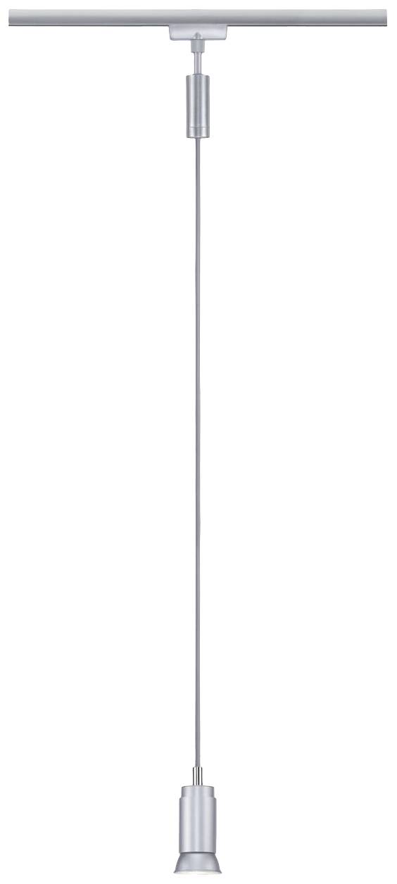 Paulmann Runa Hochvolt-Schienensystem-Leuchte, Pendelleuchte URail GU10 Chrom (matt)