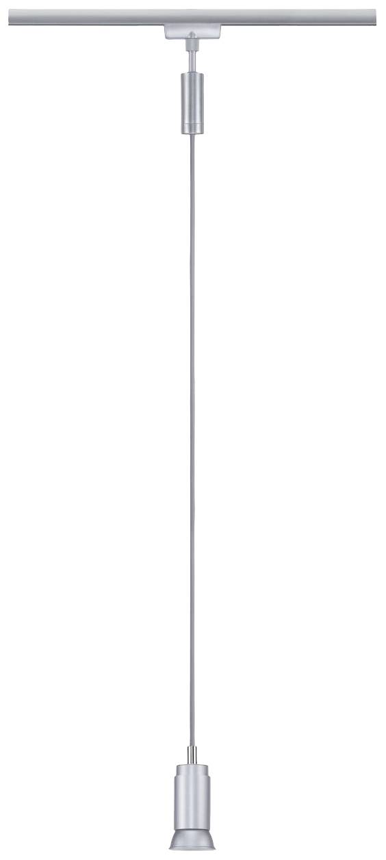 Paulmann Runa Hochvolt-Schienensystem-Leuchte, Pendelleuchte URail GU10 Chrom (matt)