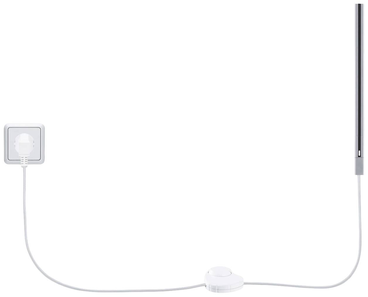 Paulmann 95658 Hochvolt-Schienensystem-Komponente Einspeiser Chrom (matt)