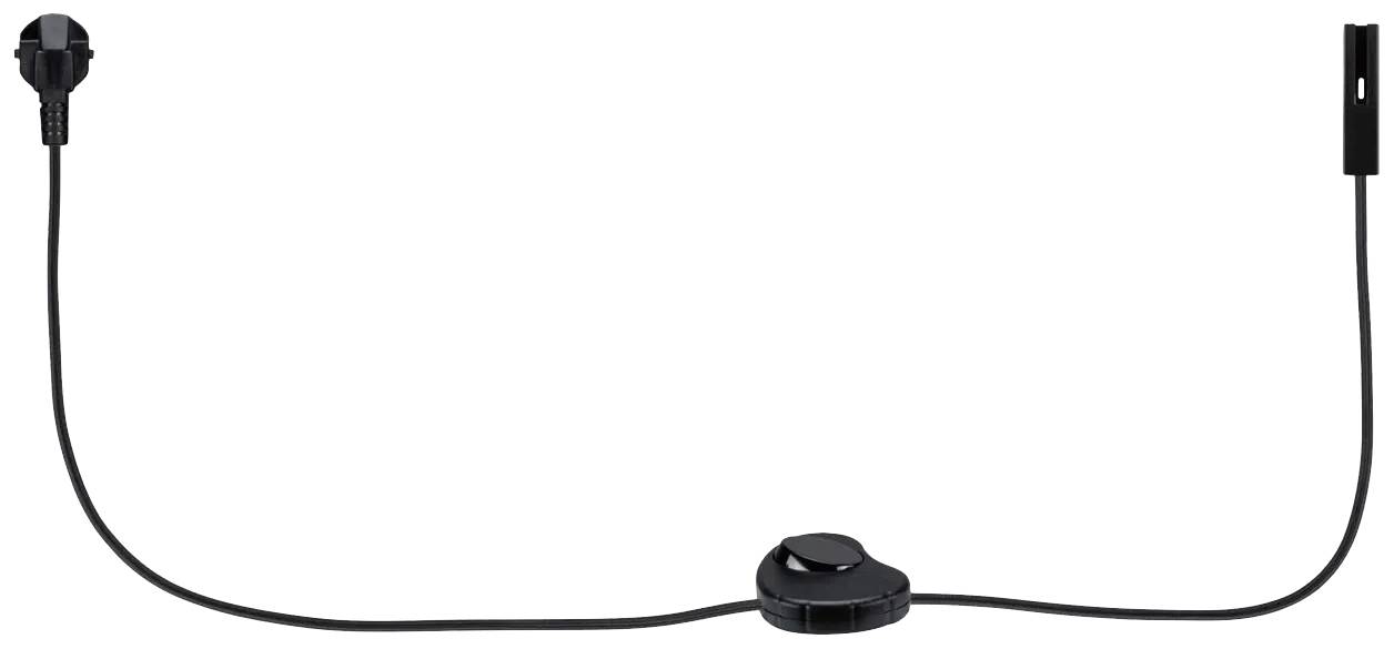 Paulmann 95660 Hochvolt-Schienensystem-Komponente Einspeiser Schwarz (matt)