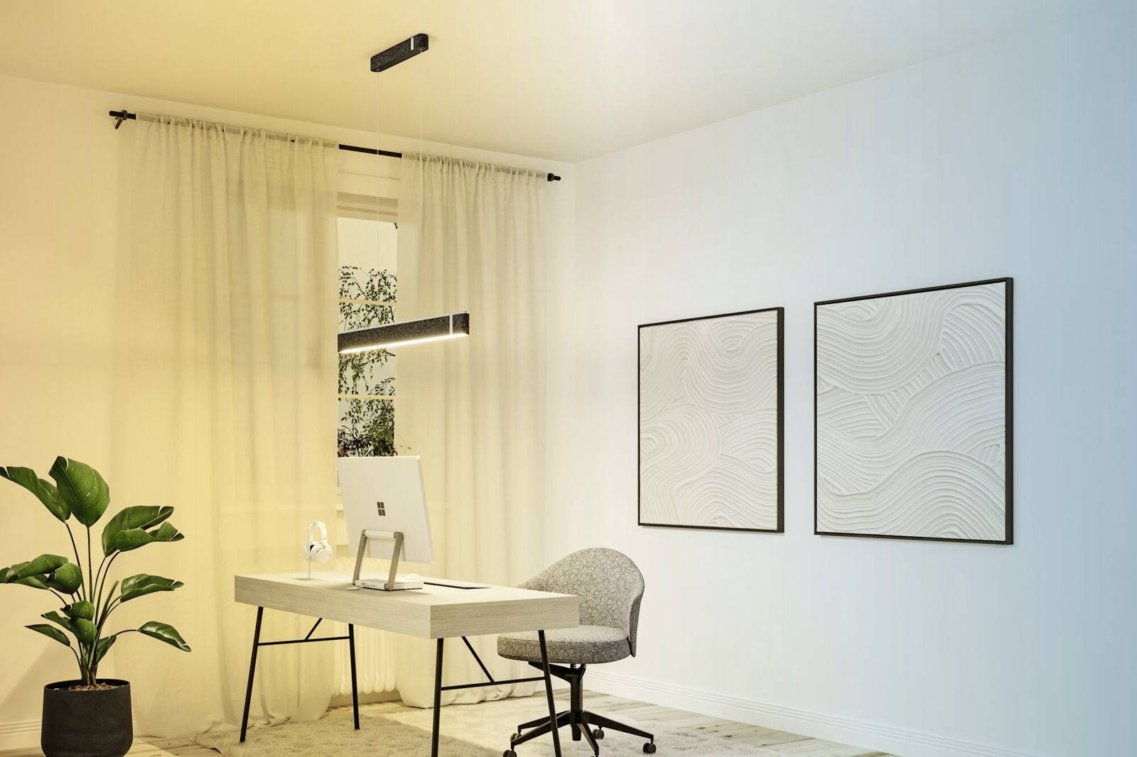 Paulmann Jagun 79995 LED-Pendelleuchte LED 21W Anthrazit