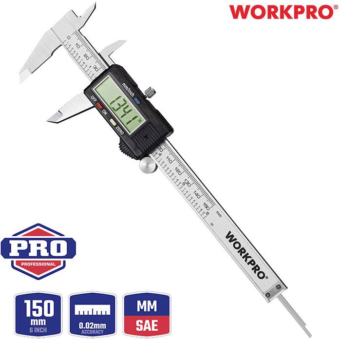 WorkPro WP266004 Digitaler Messschieber 150mm