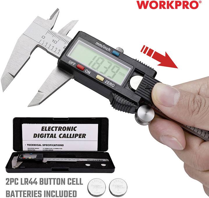 WorkPro WP266004 Digitaler Messschieber 150 mm