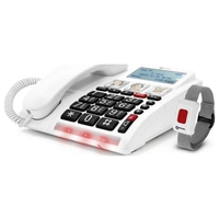 Geemarc CL9000 Schnurloses Seniorentelefon Foto-Tasten, Freisprechen, für Hörgeräte kompatibel, inkl. Notrufsender, Optische Geemarc CL9000 Schnurloses Seniorentelefon Foto-Tasten, Freisprechen, für Hörgeräte kompatibel, inkl. Notrufsender, Optische
