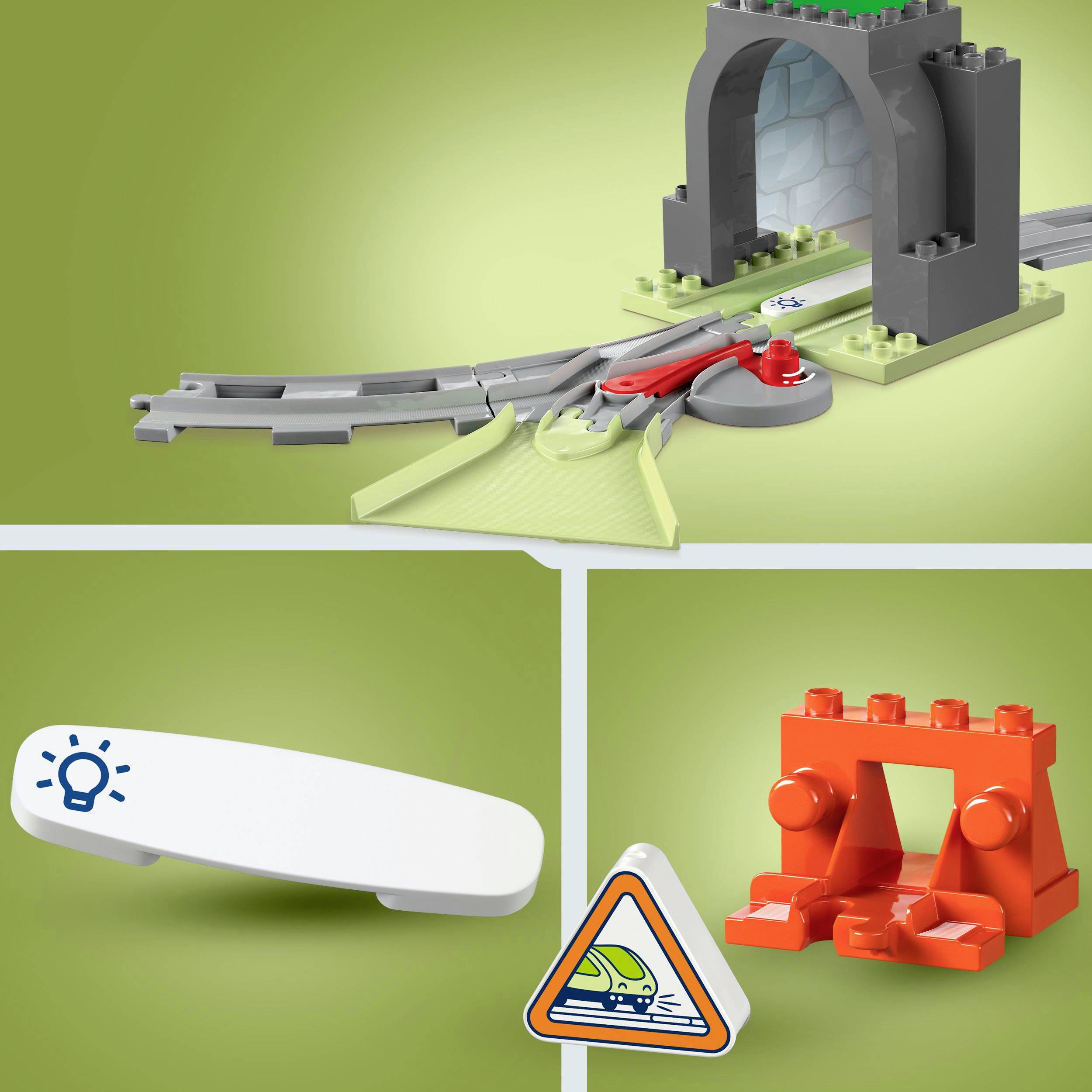 10425 LEGO® DUPLO® Eisenbahntunnel und Schienen – Erweiterungsset