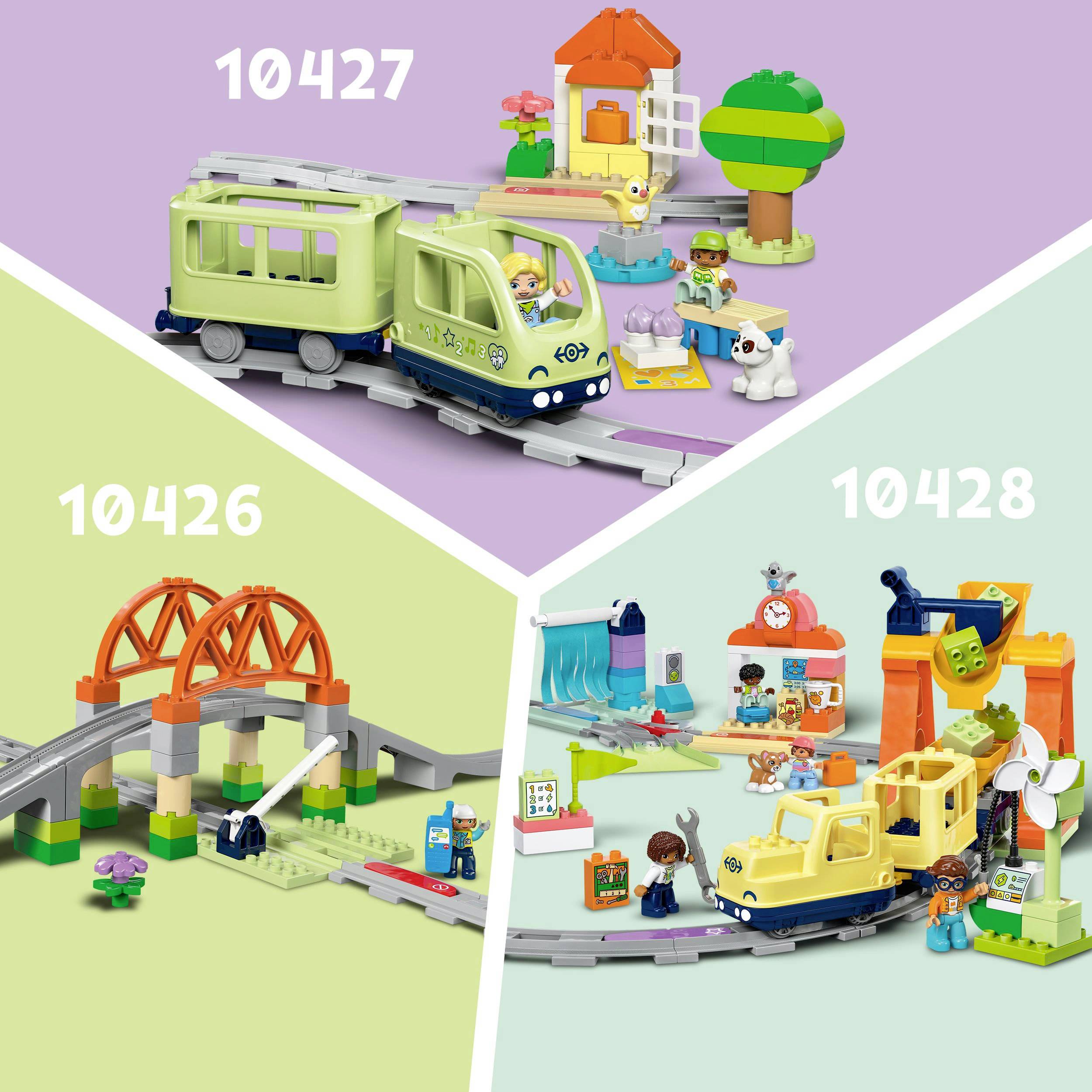 10425 LEGO® DUPLO® Eisenbahntunnel und Schienen – Erweiterungsset