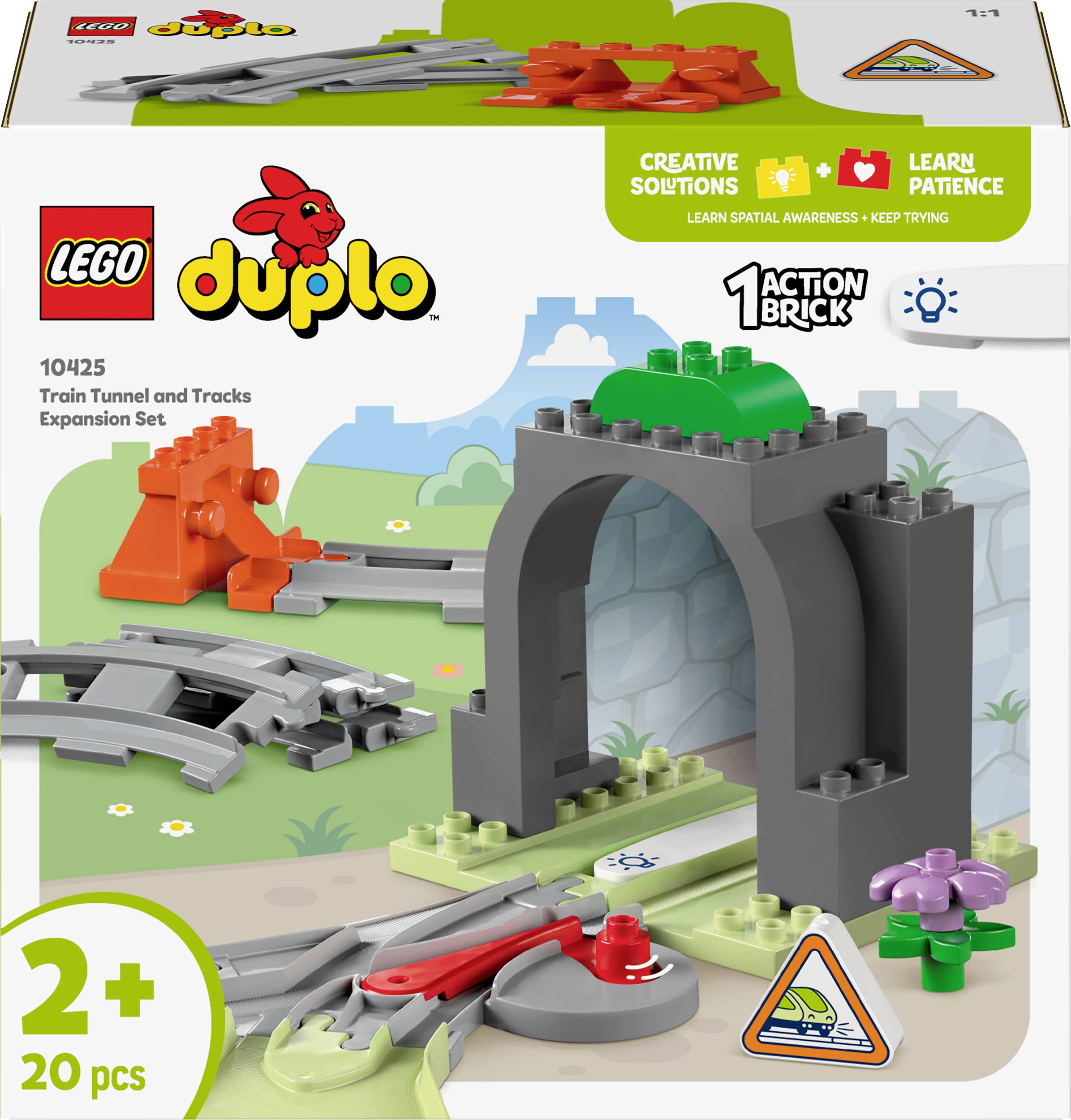 10425 LEGO® DUPLO® Eisenbahntunnel und Schienen – Erweiterungsset