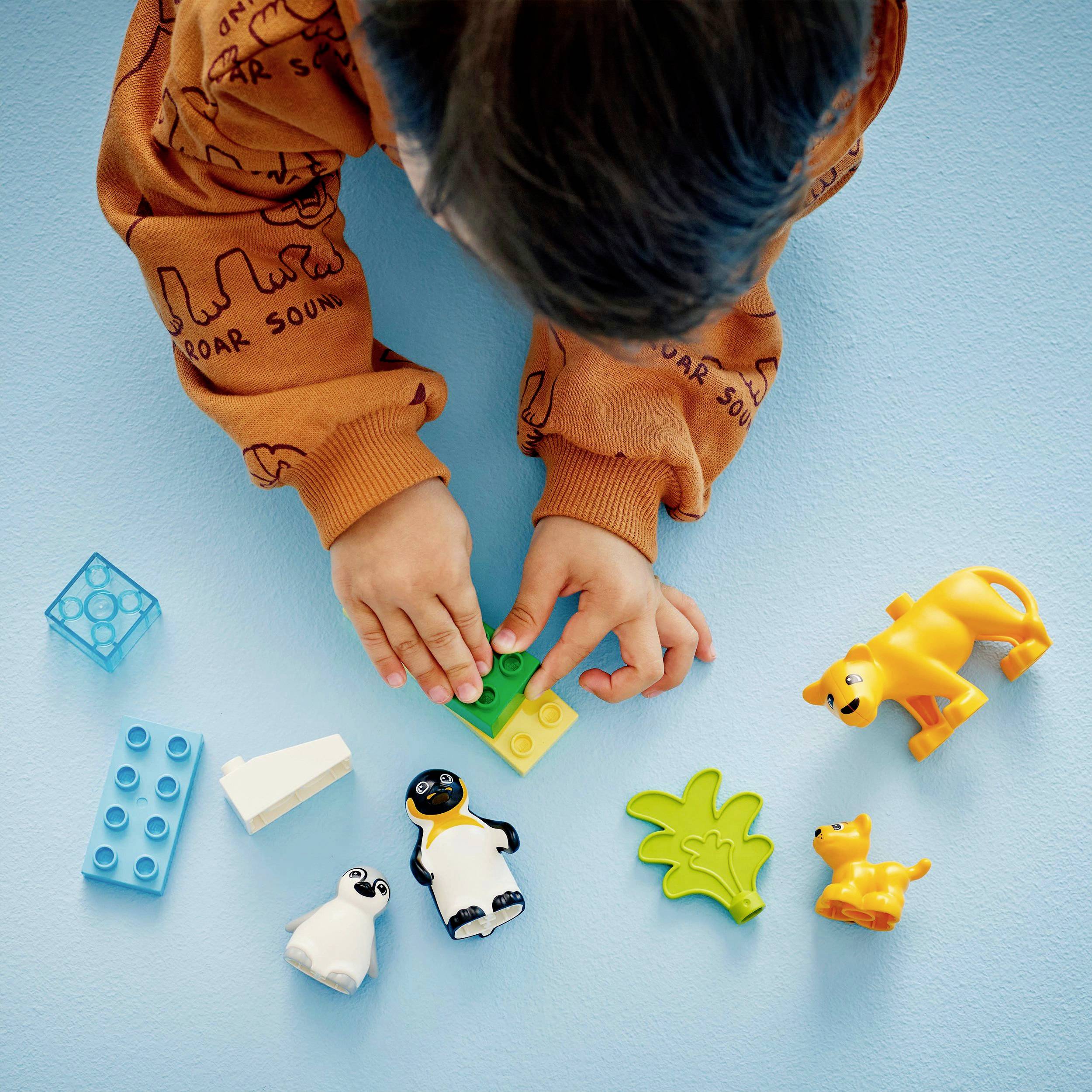 10442 LEGO® DUPLO® Wildtier-Familien: Pinguine und Löwen