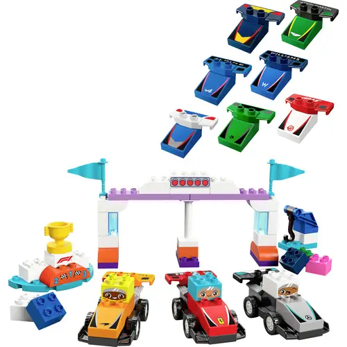 10445 LEGO® DUPLO® F1® Team Rennautos mit Rennfahrern 10445 LEGO® DUPLO® F1® Team Rennautos mit Rennfahrern