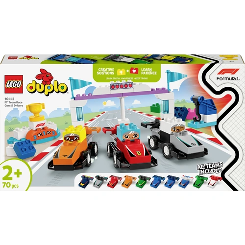 10445 LEGO® DUPLO® F1® Team Rennautos mit Rennfahrern 10445 LEGO® DUPLO® F1® Team Rennautos mit Rennfahrern