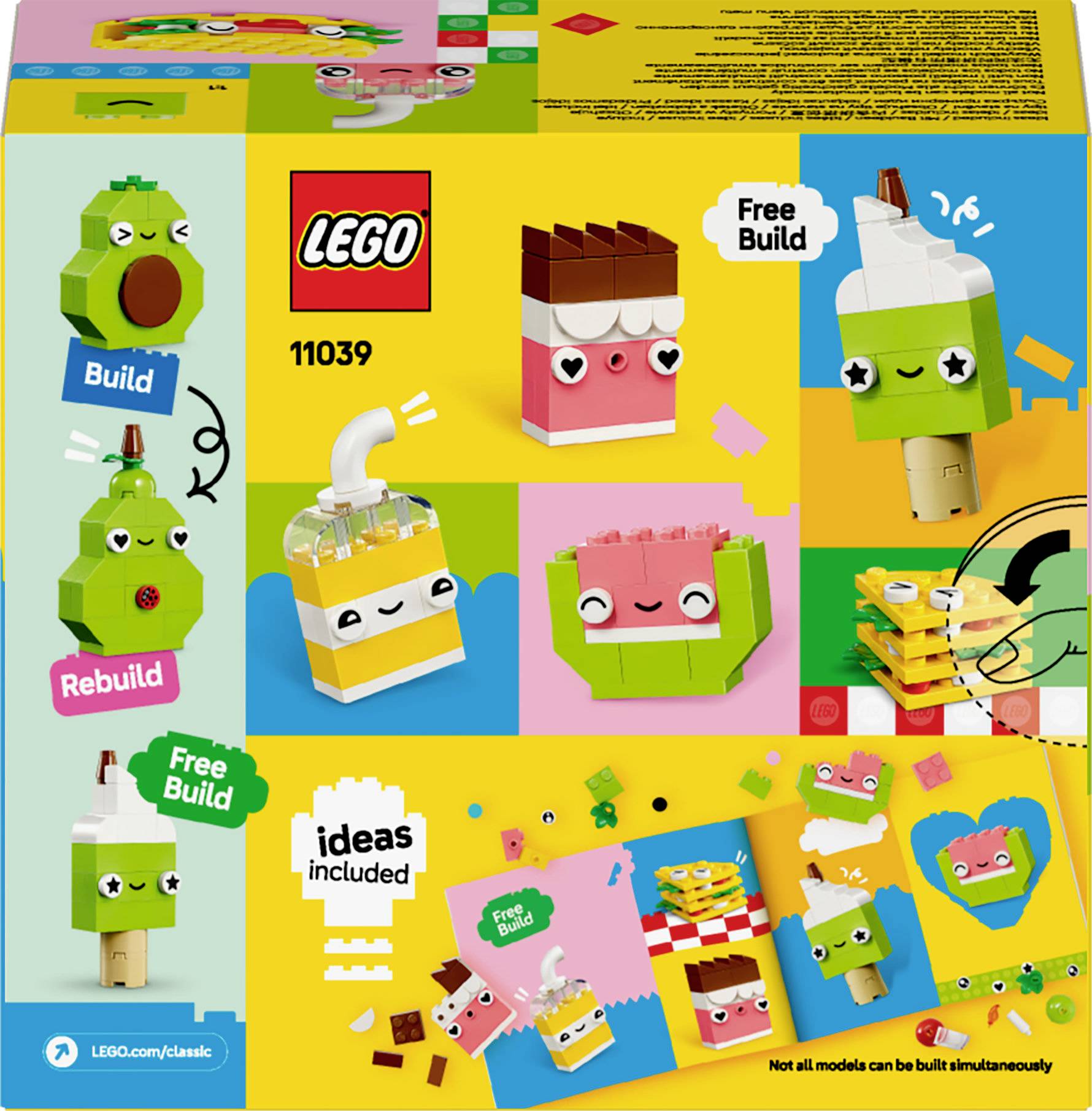 11039 LEGO® CLASSIC Kreativer Snack Bauspaß