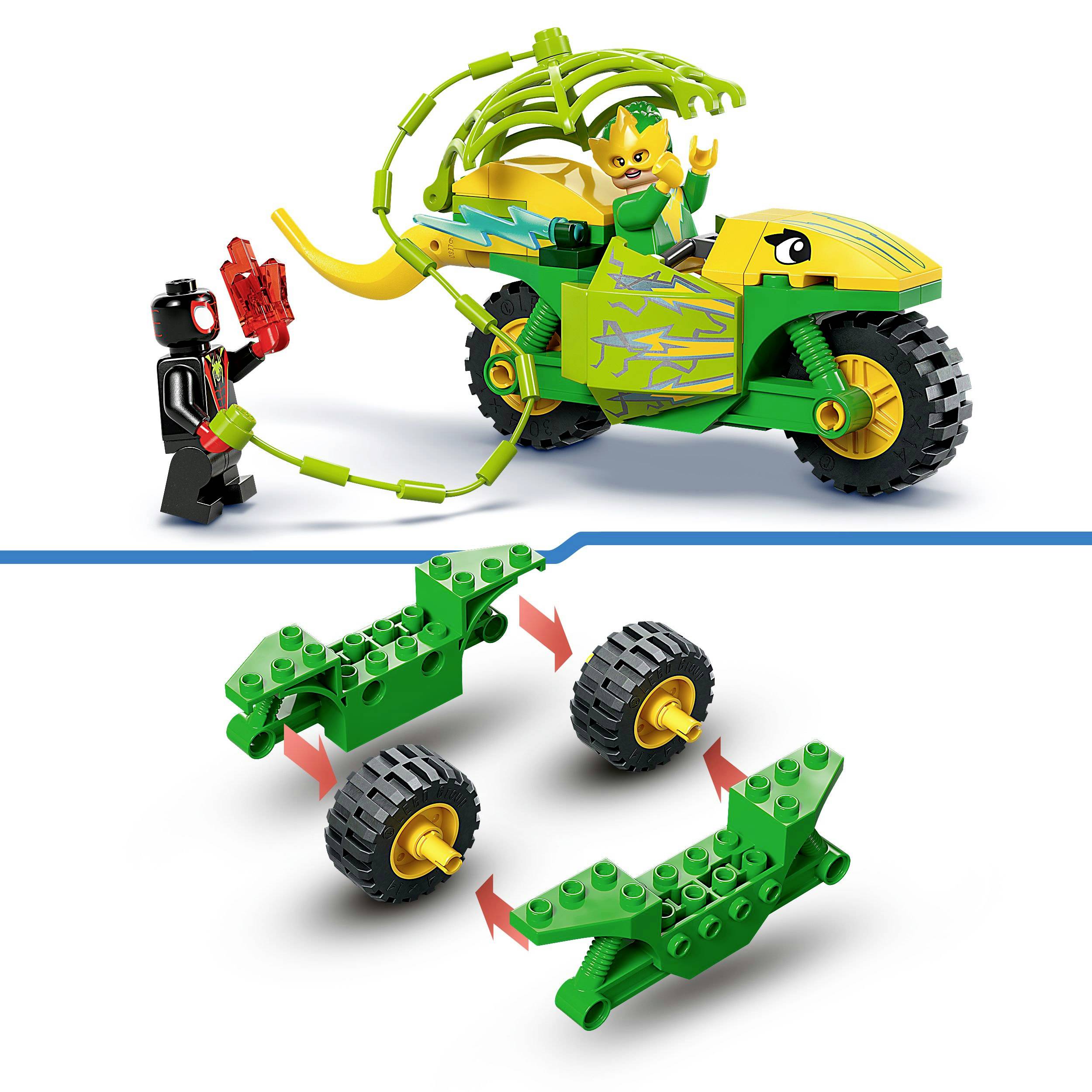 11198 LEGO® MARVEL SUPER HEROES Actionspaß mit Spin und Electro in ihren Dino-Flitzern