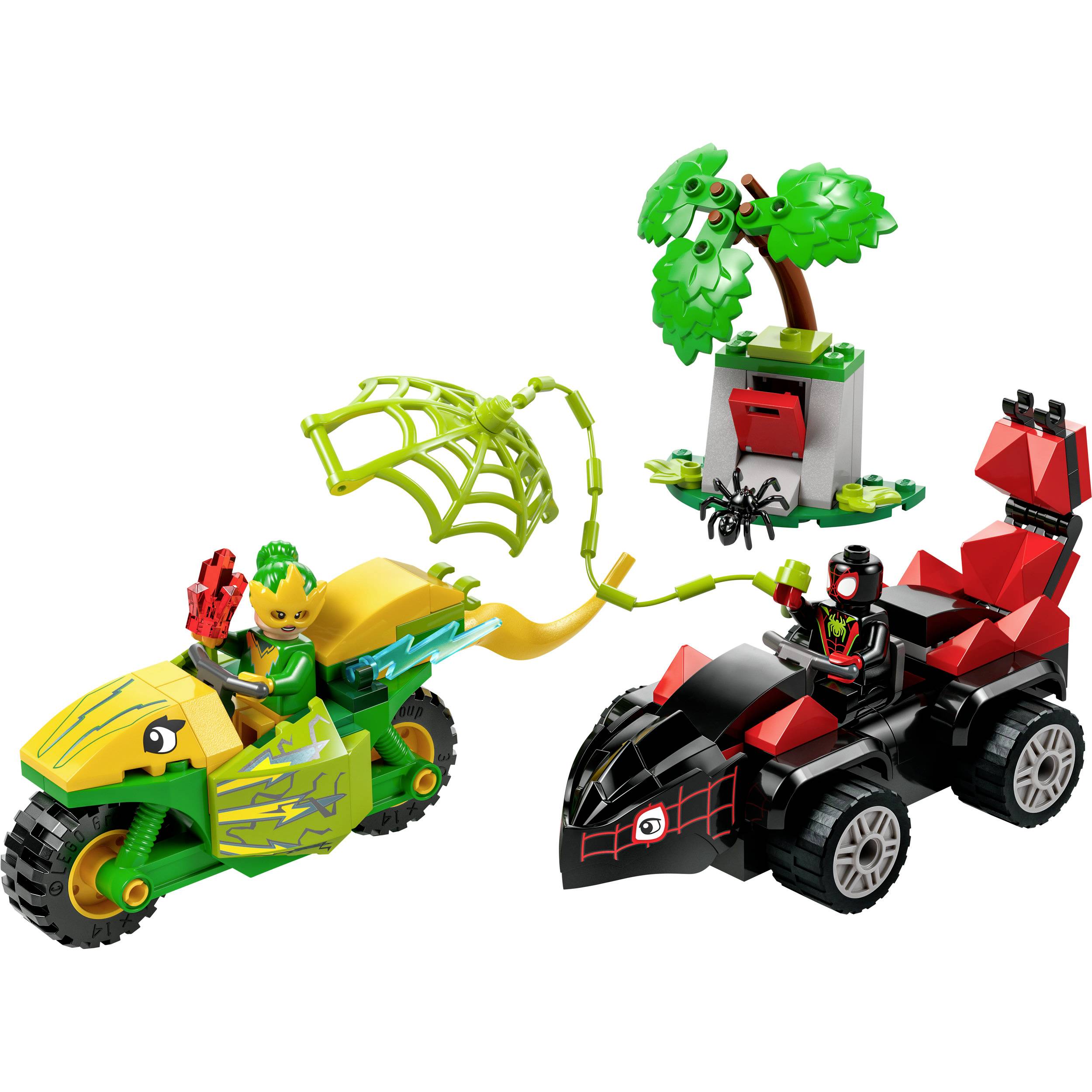 11198 LEGO® MARVEL SUPER HEROES Actionspaß mit Spin und Electro in ihren Dino-Flitzern
