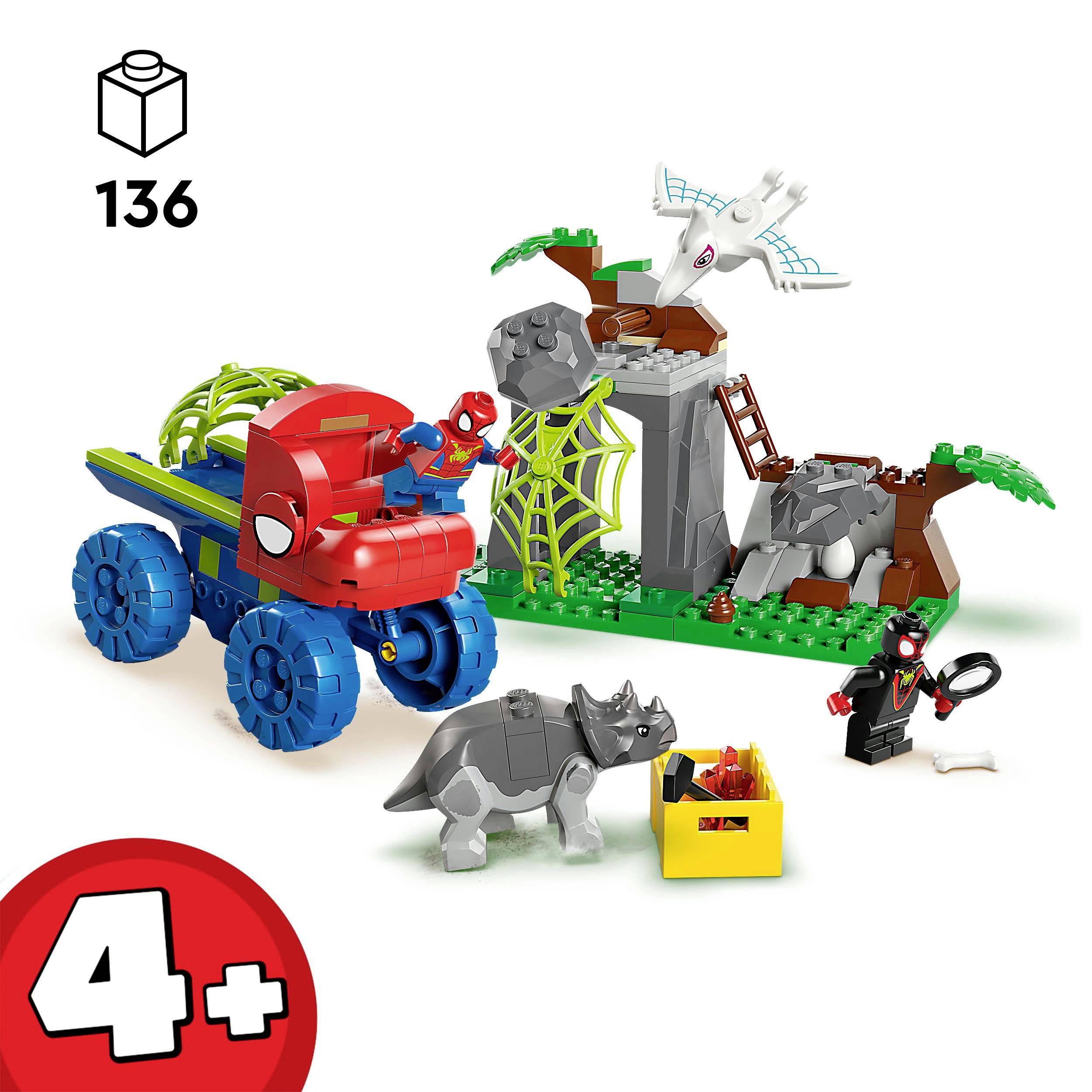 11199 LEGO® MARVEL SUPER HEROES Spideys Team auf Rettungsmission im Dino-Truck