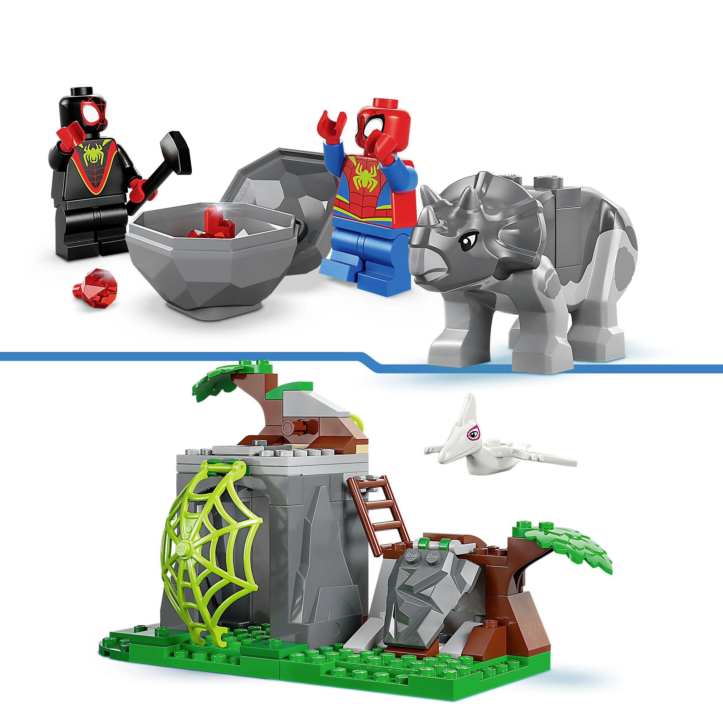 11199 LEGO® MARVEL SUPER HEROES Spideys Team auf Rettungsmission im Dino-Truck