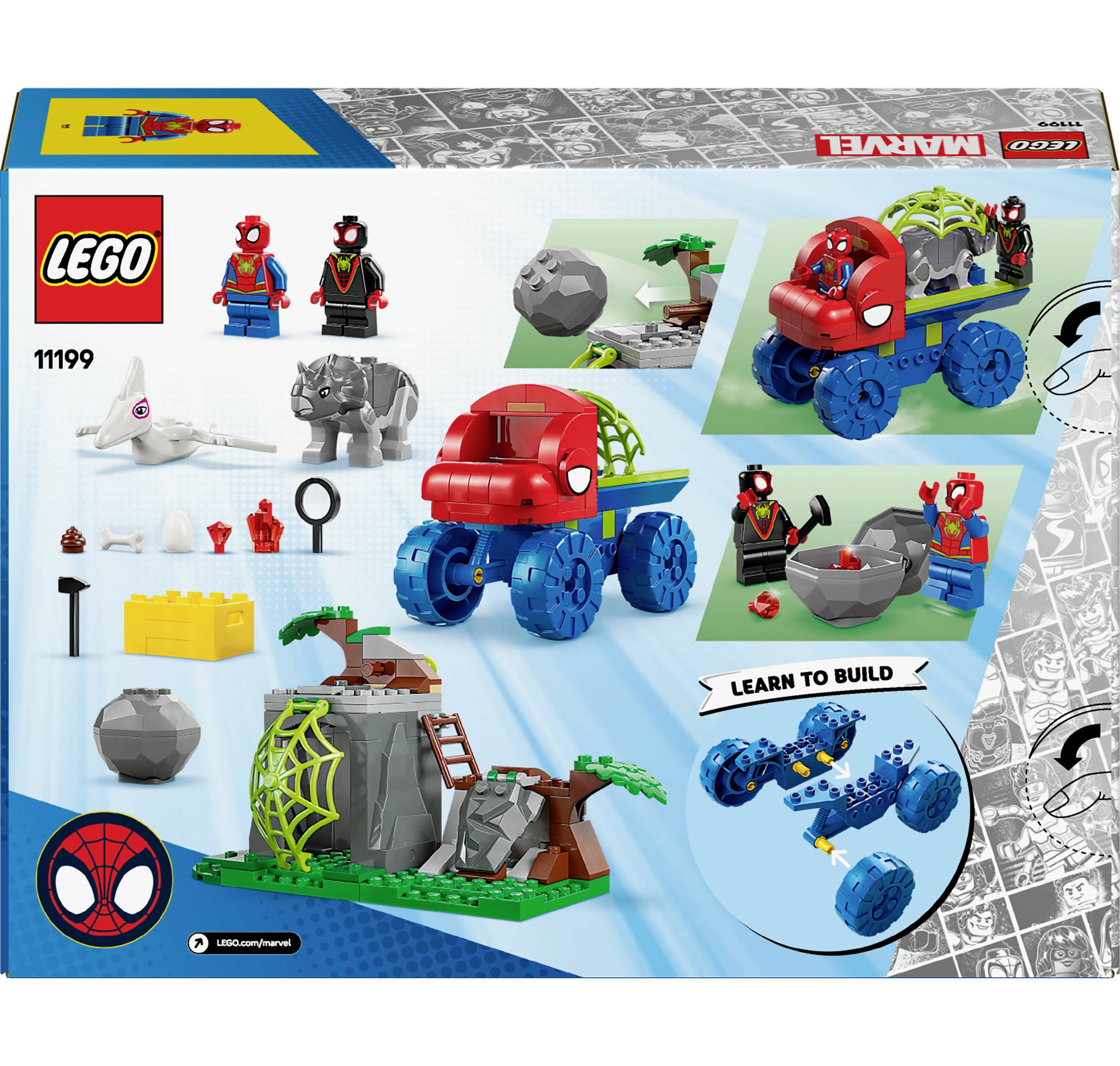 11199 LEGO® MARVEL SUPER HEROES Spideys Team auf Rettungsmission im Dino-Truck