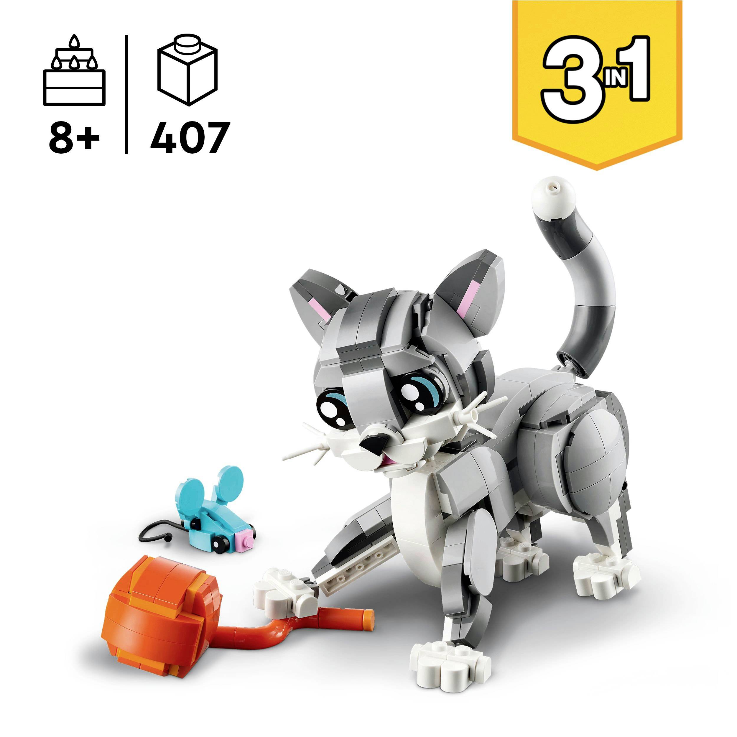31163 LEGO® CREATOR Graue Katze