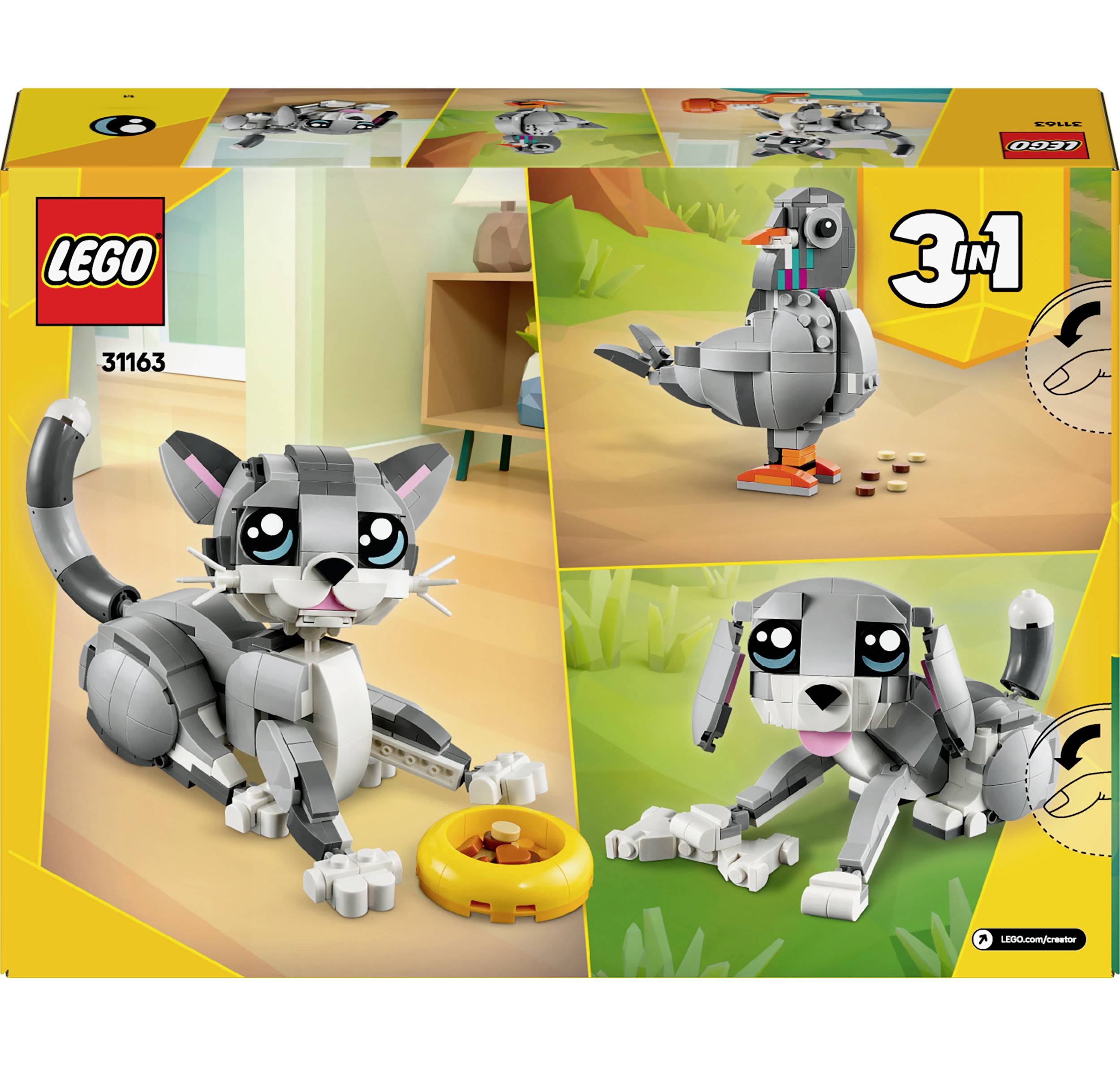 31163 LEGO® CREATOR Graue Katze