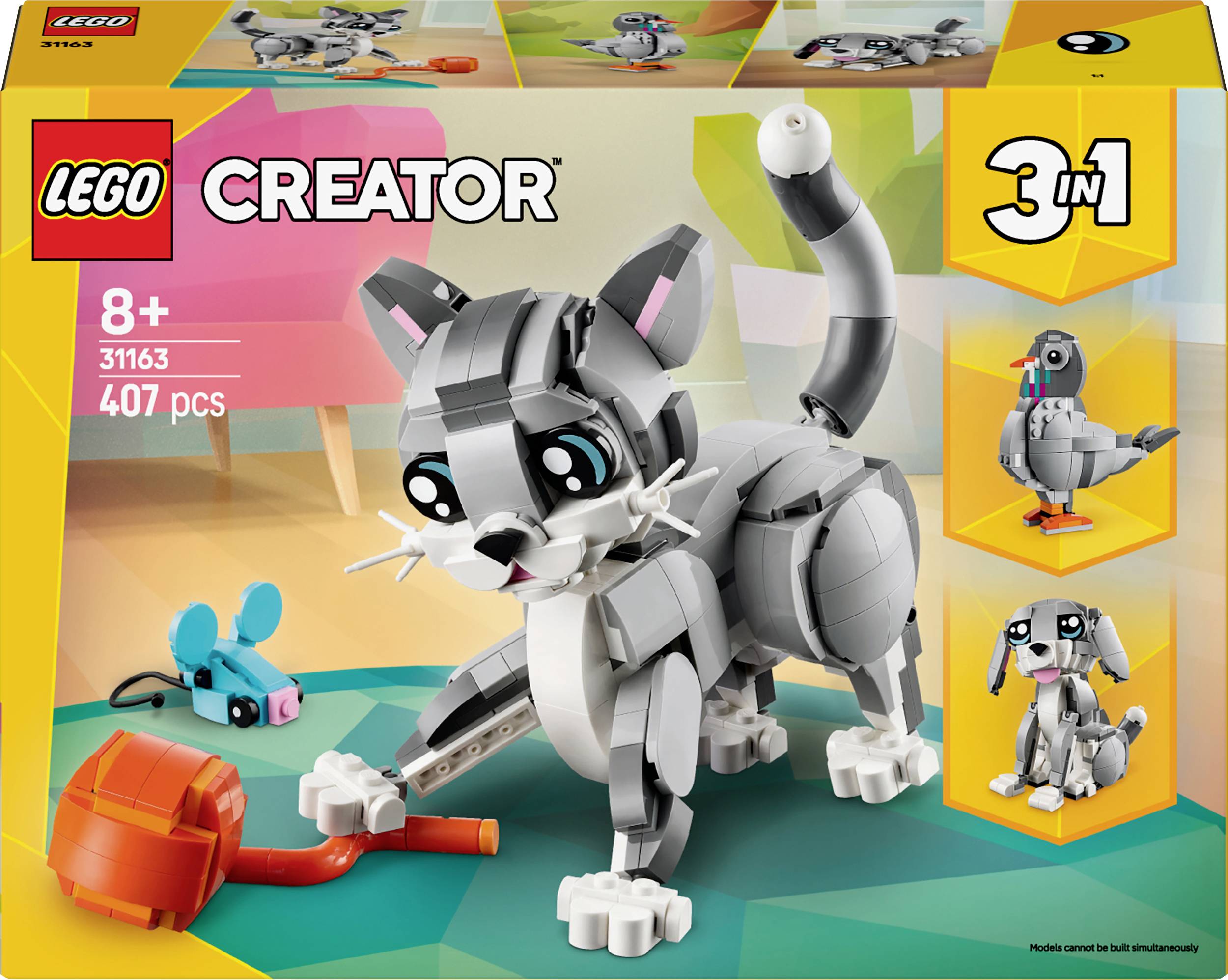 31163 LEGO® CREATOR Graue Katze
