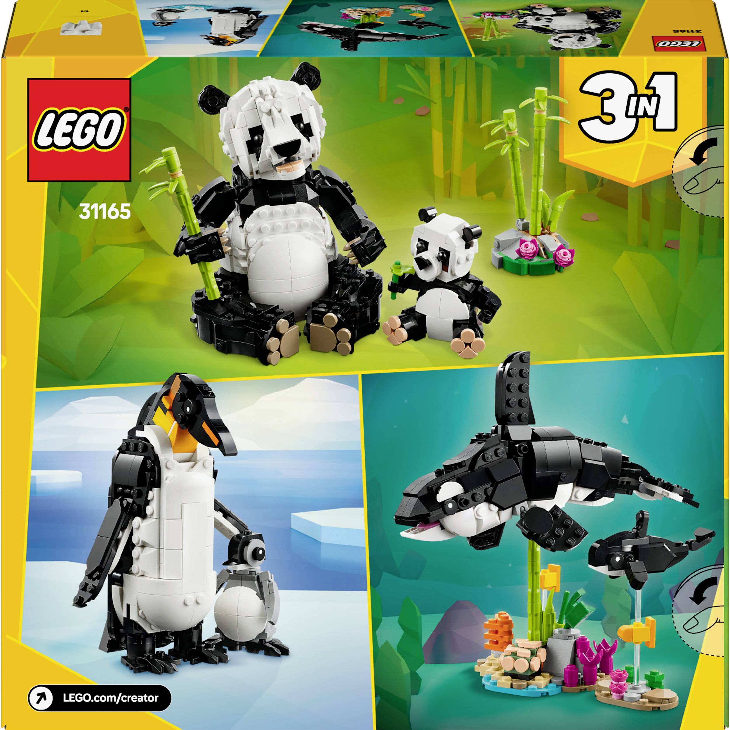 31165 LEGO® CREATOR Wilde Tiere: Pandafamilie