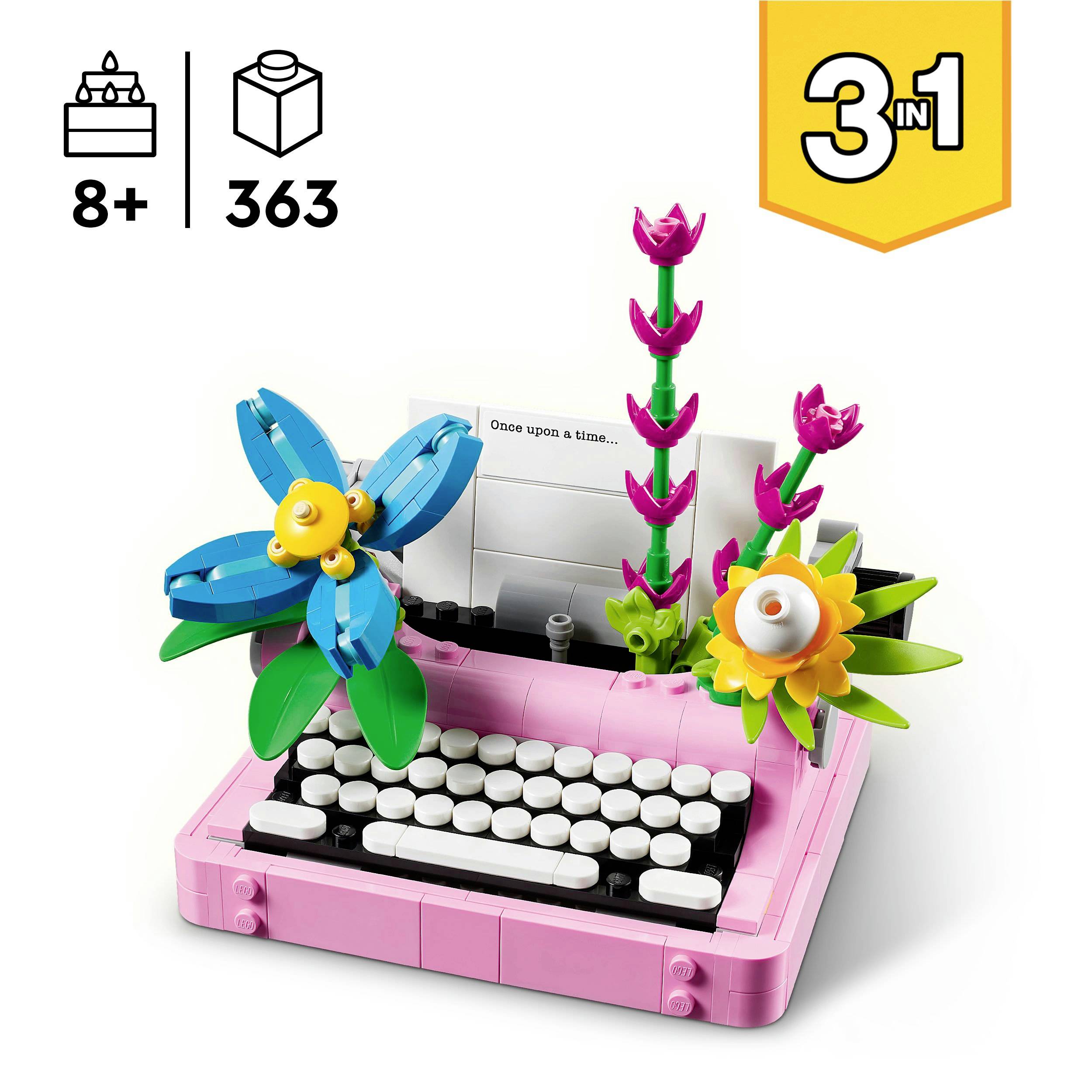 31169 LEGO® CREATOR Schreibmaschine mit Blumen