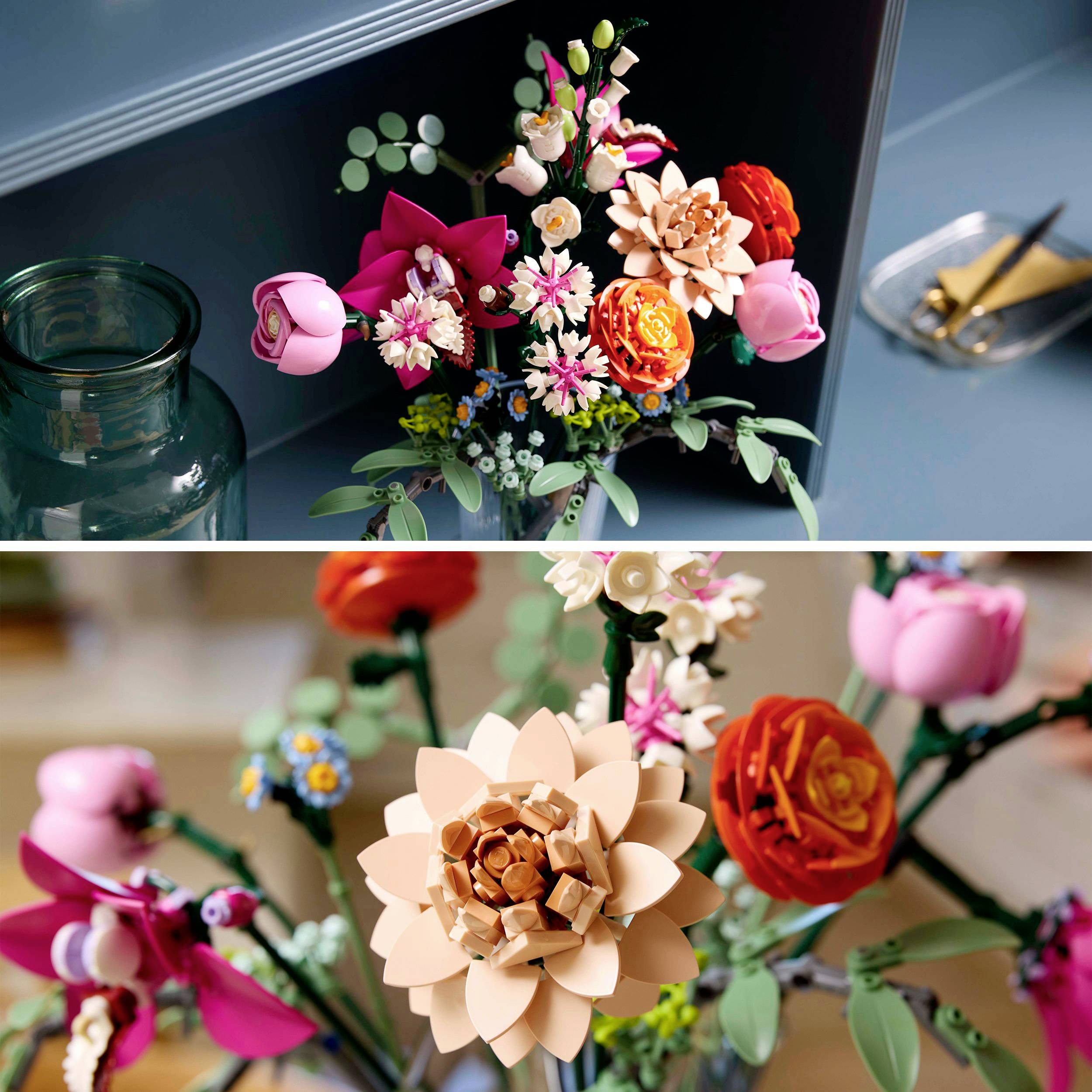 LEGO® ICONS™ 10342 Schöner Rosafarbener Blumenstrauß