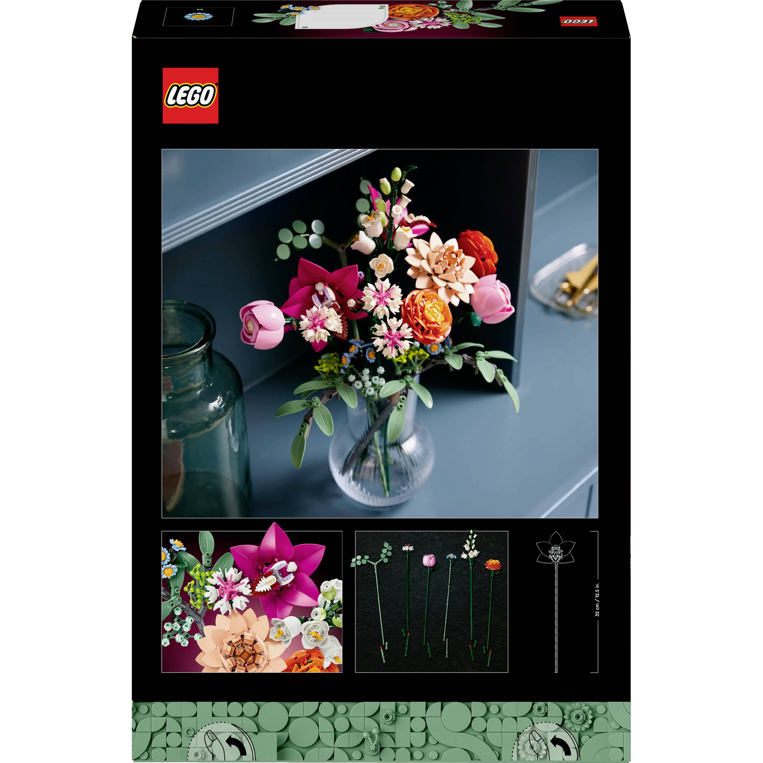 10342 LEGO® Botanicals™ Rosafarbener Blumenstrauß