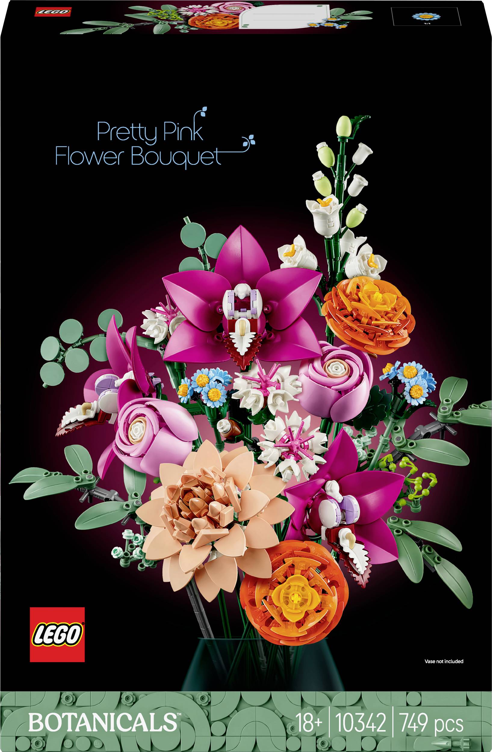 10342 LEGO® Botanicals™ Rosafarbener Blumenstrauß