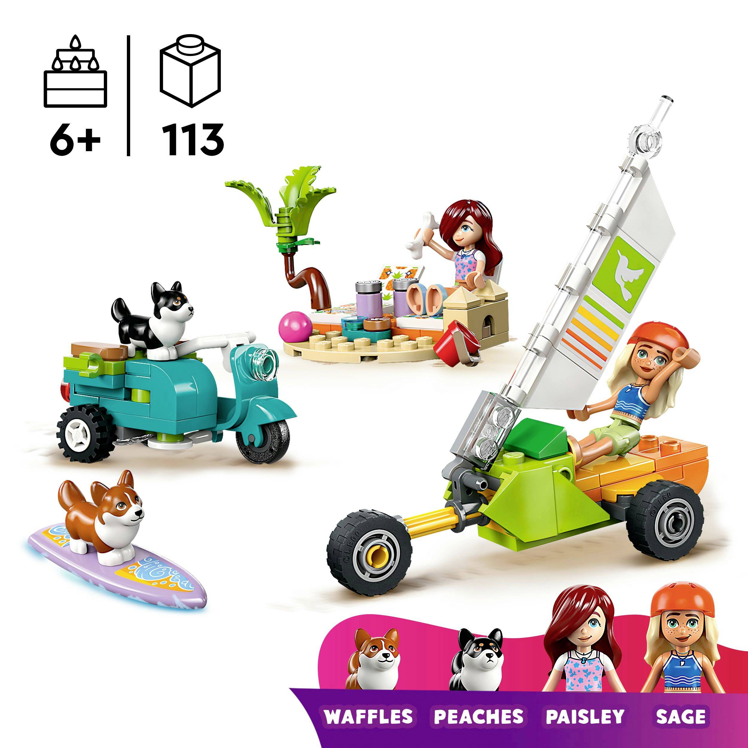 42641 LEGO® FRIENDS Strandabenteuer mit Hunden