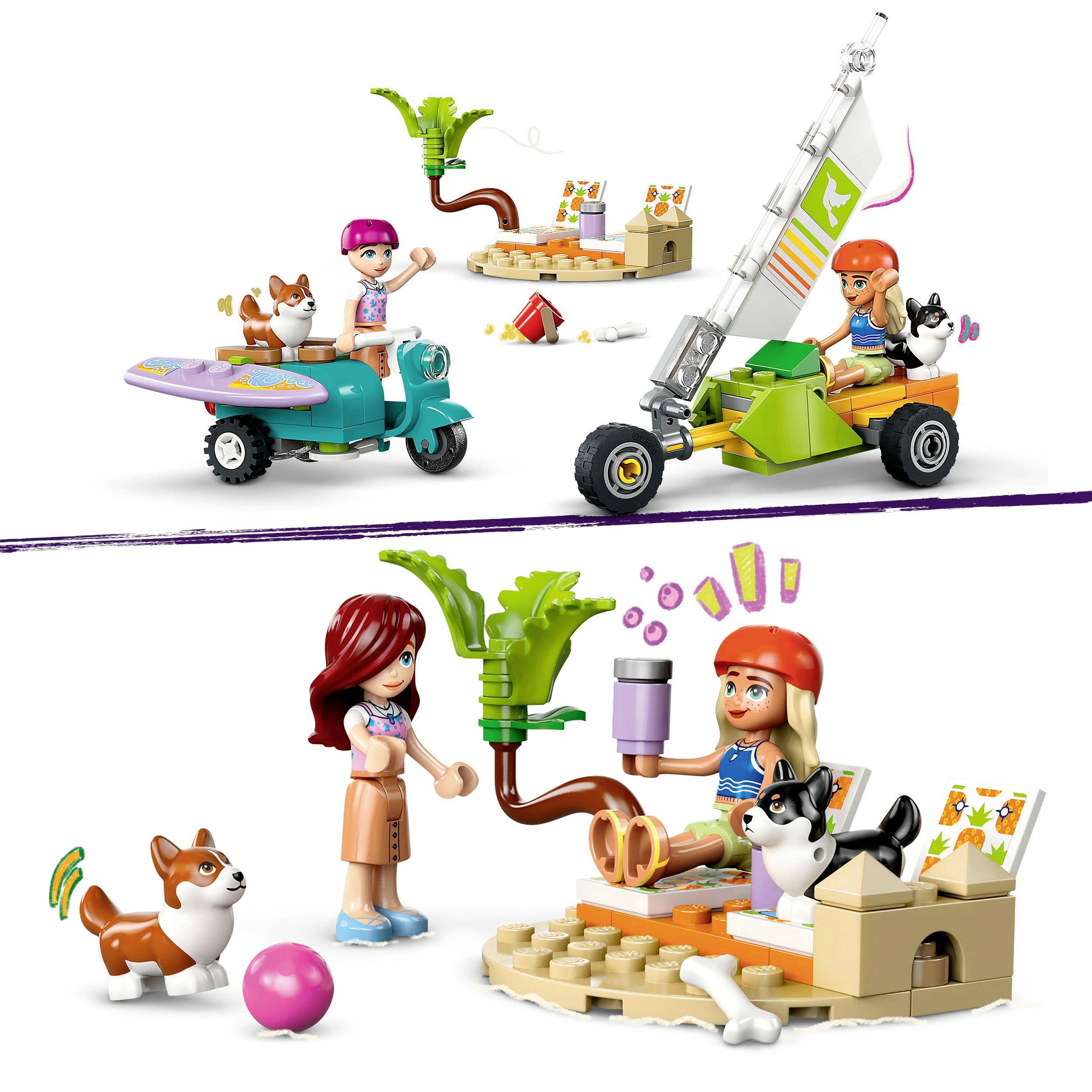 42641 LEGO® FRIENDS Strandabenteuer mit Hunden