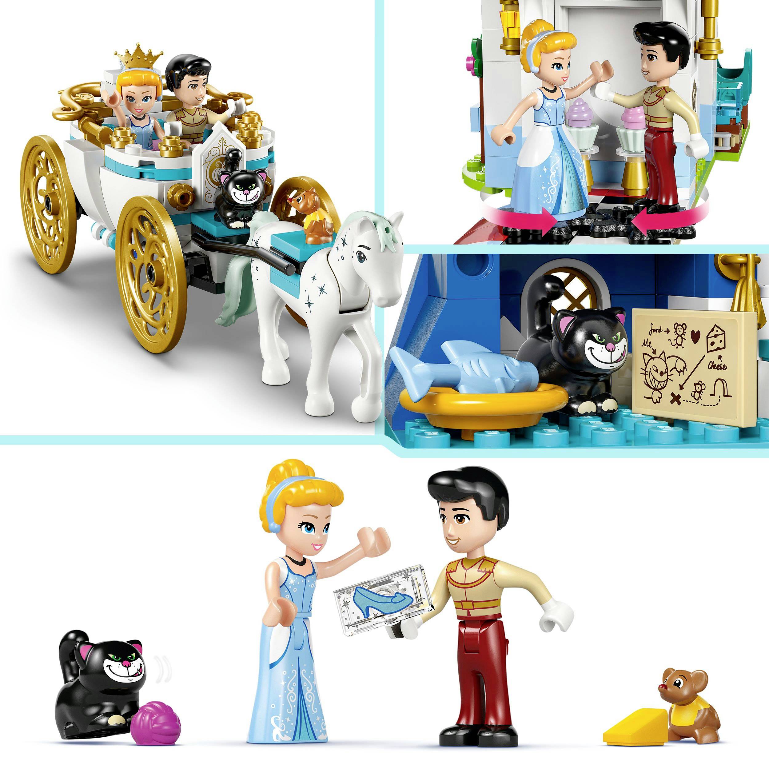 43275 LEGO® DISNEY Cinderellas Schloss und Pferdekutsche