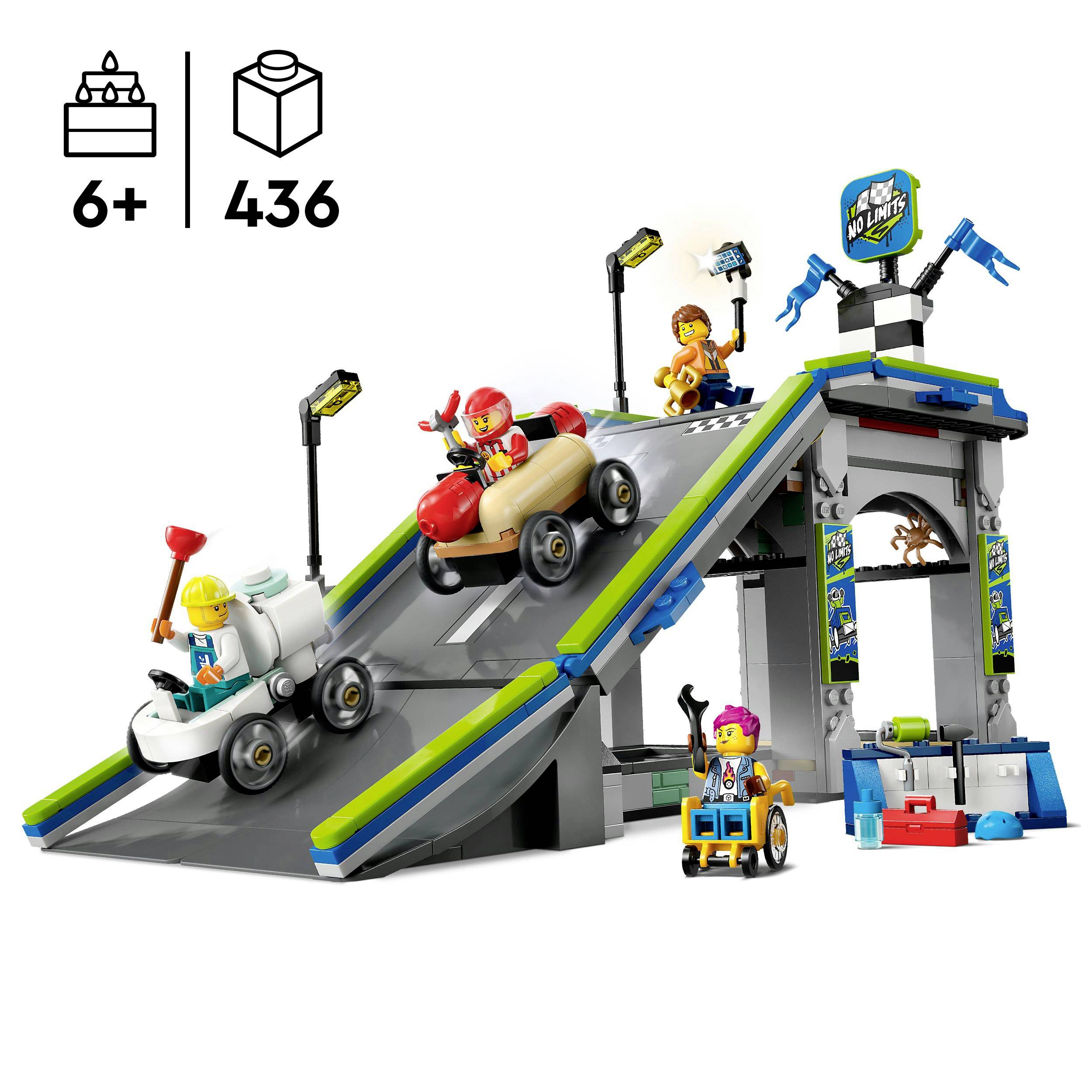 60460 LEGO® CITY Keine Limits: Seifenkistenrennen mit Rampe