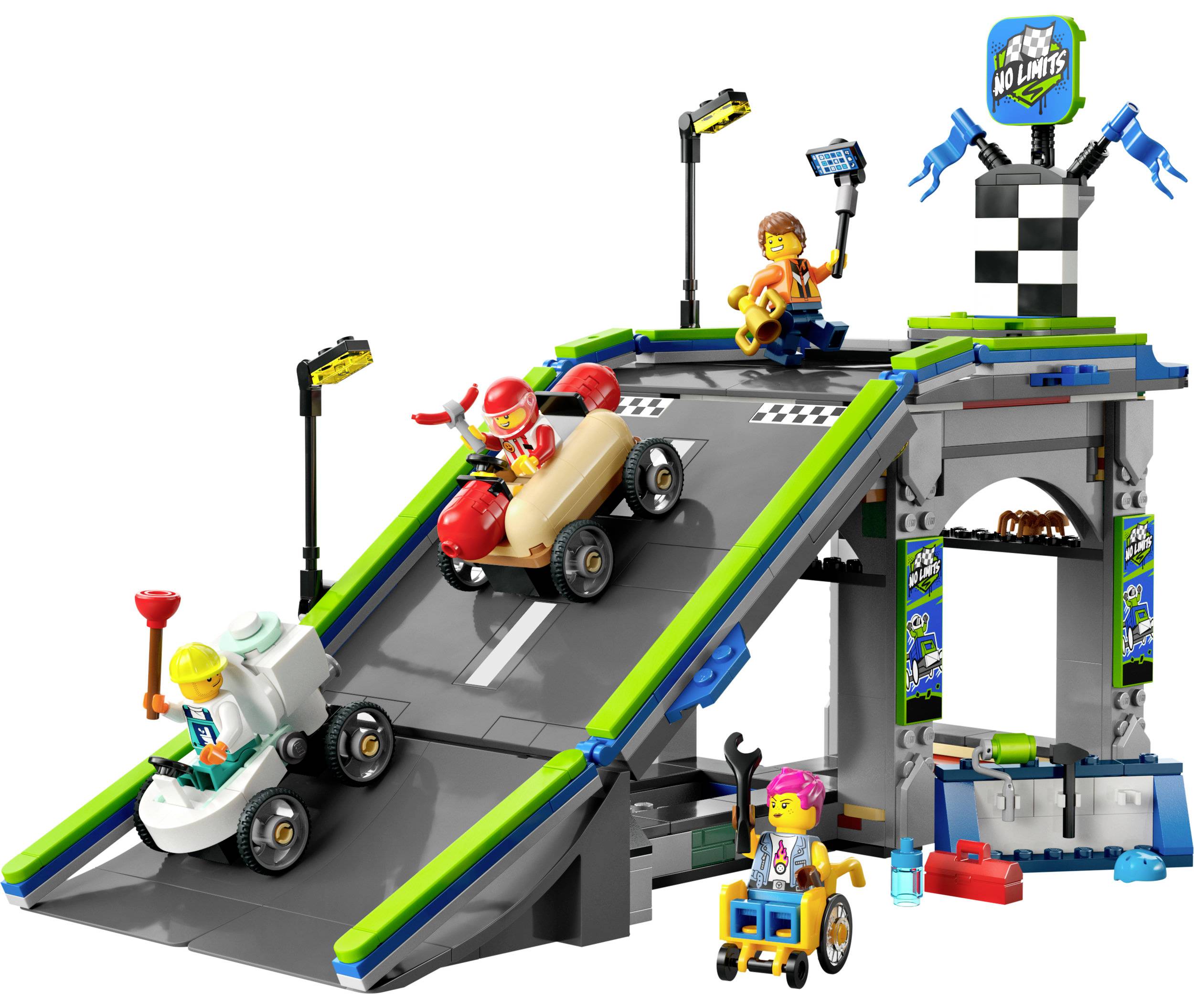 60460 LEGO® CITY Keine Limits: Seifenkistenrennen mit Rampe
