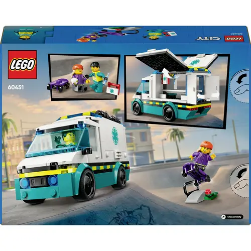 60451 LEGO® CITY Rettungswagen 60451 LEGO® CITY Rettungswagen